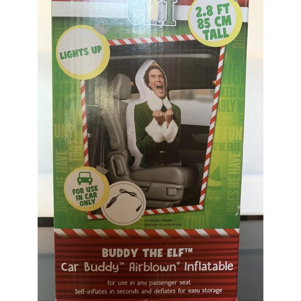Buddy the Elf Christmas Inflatable - Will Farrell Car Buddy